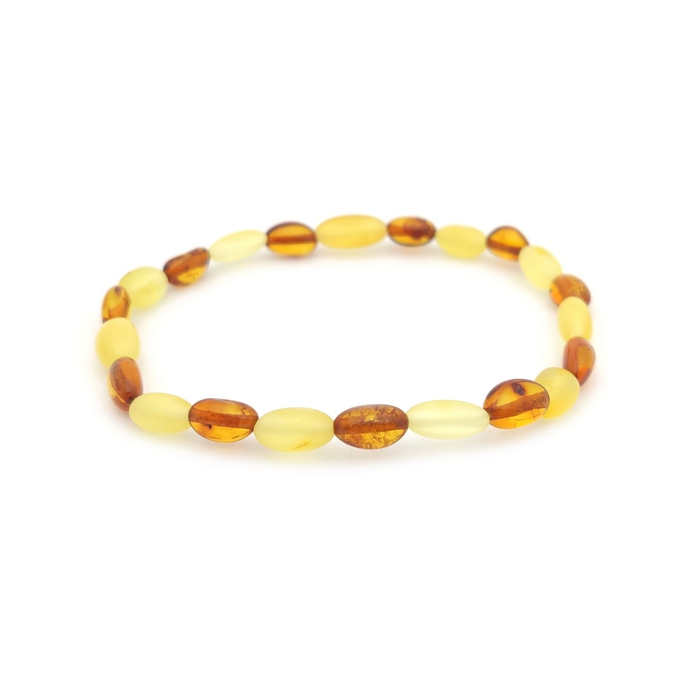 Браслет "Сливка" янтарь